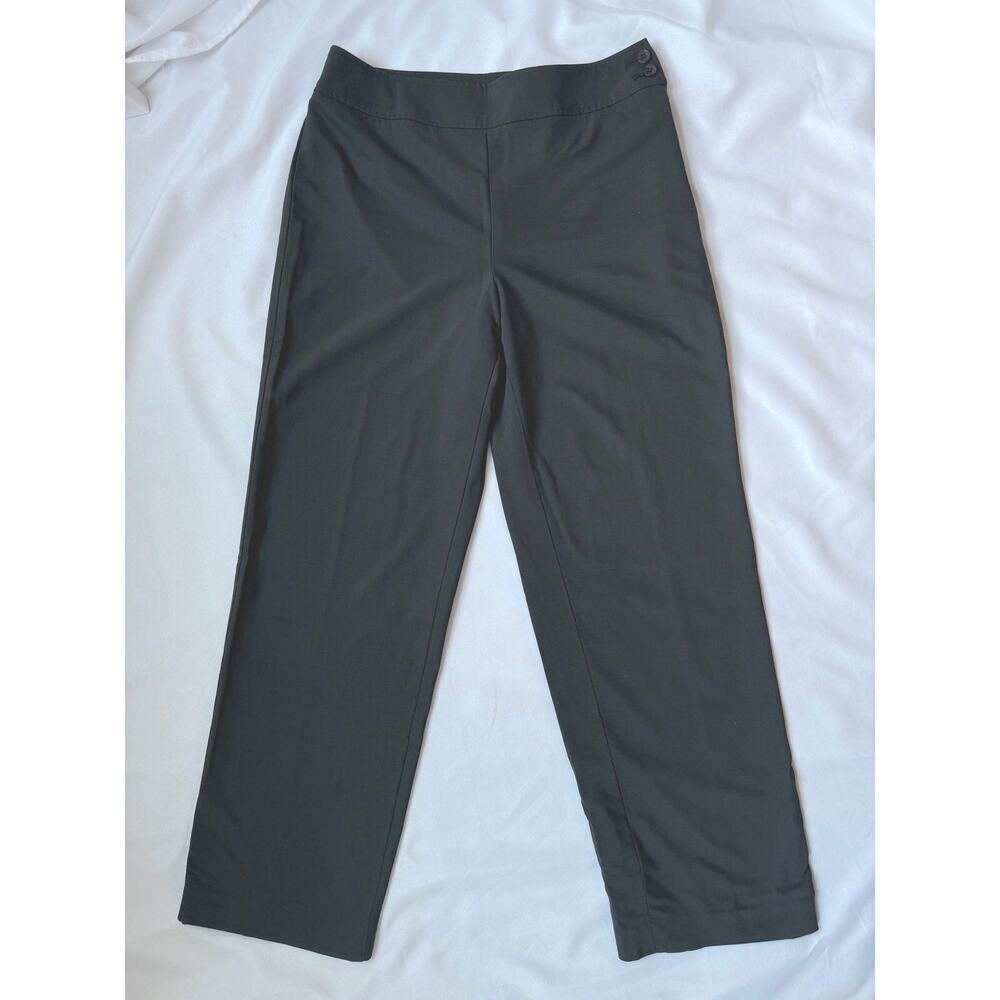 TALBOTS GRAY ITALIAN FABRIC PANTS SIZE 8 MADE IN JAPAN